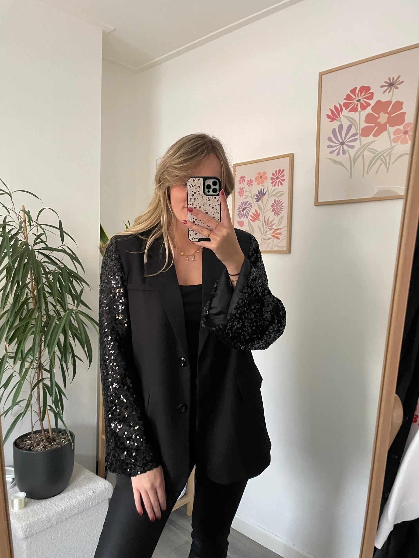 Glitter blazer
