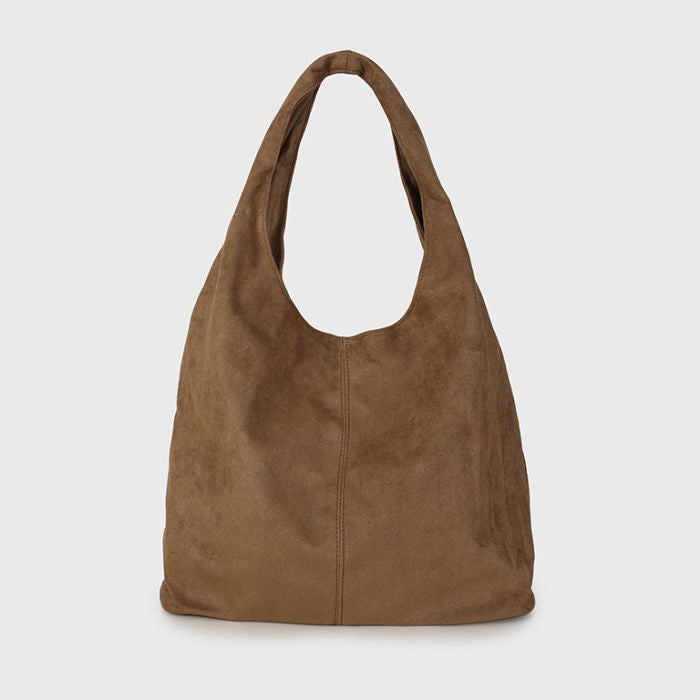 Suède shopper khaki