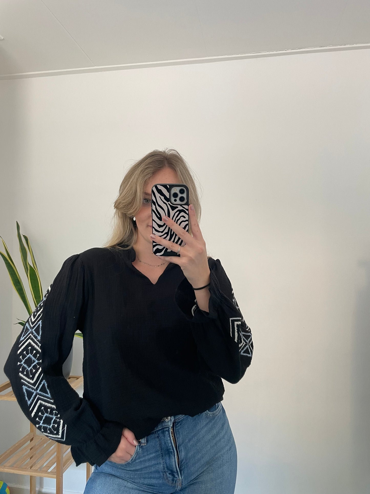 Ibiza blouse zwart