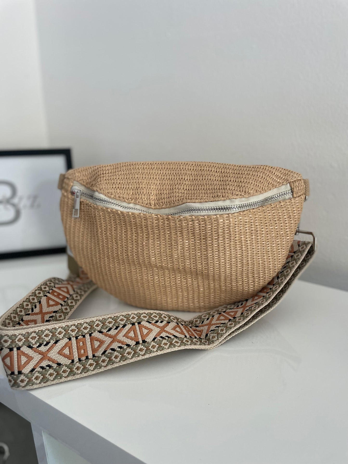 Crossbody tas Khaki
