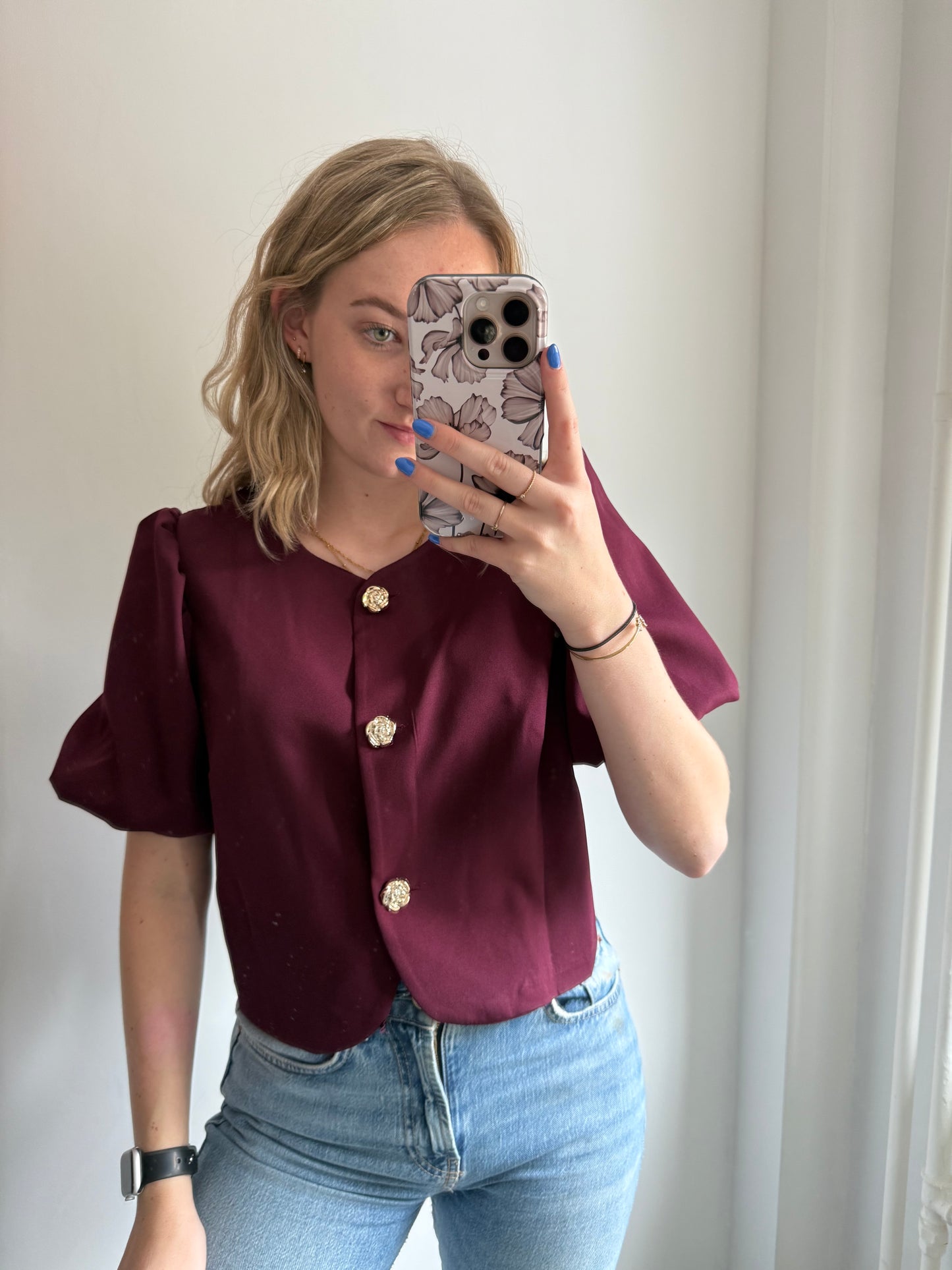 bordeaux roode blazer