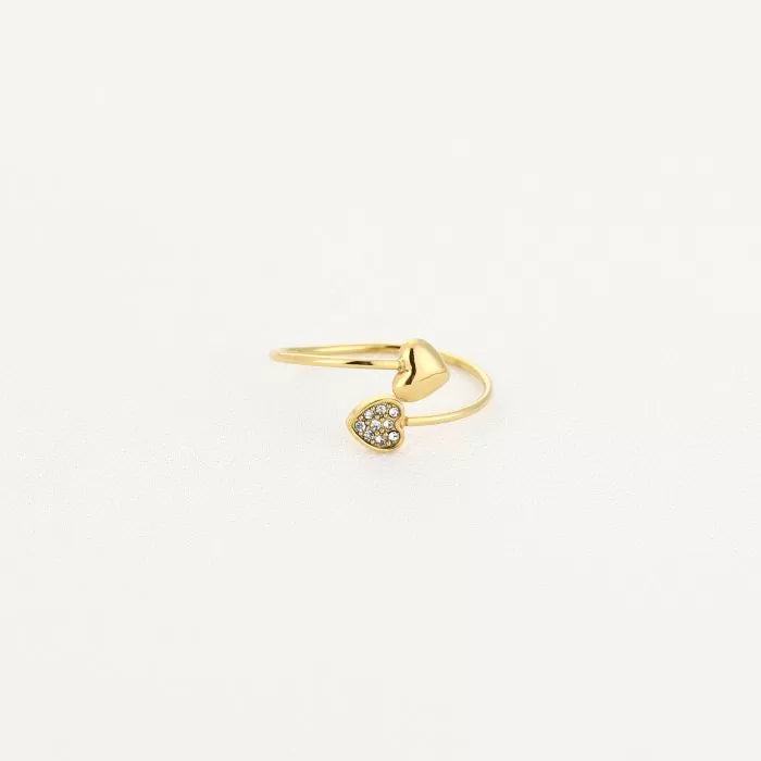 Dubbel hart ring