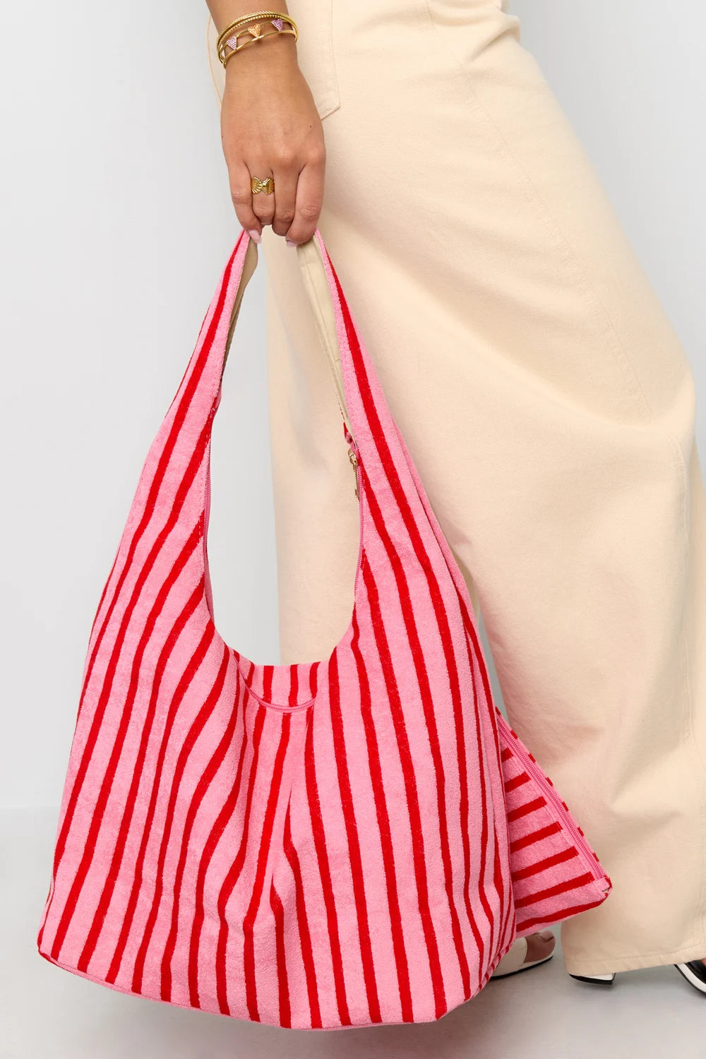 Strandtas roze