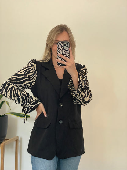 Zebra blazer