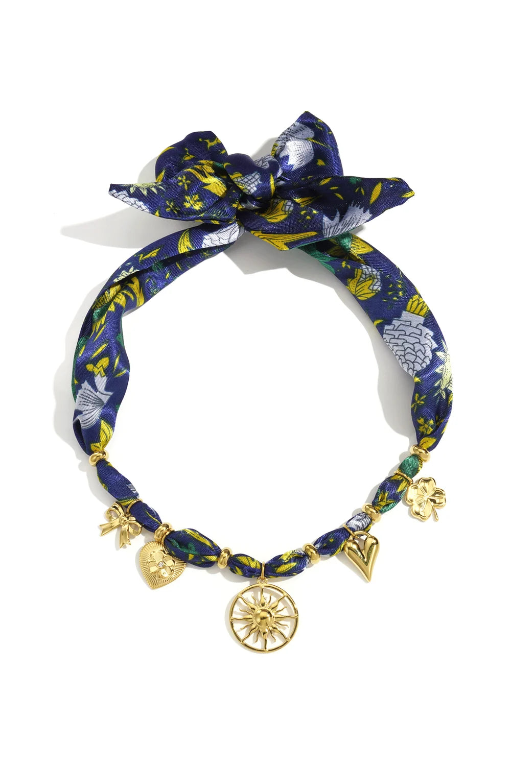 Bandana ketting blauw