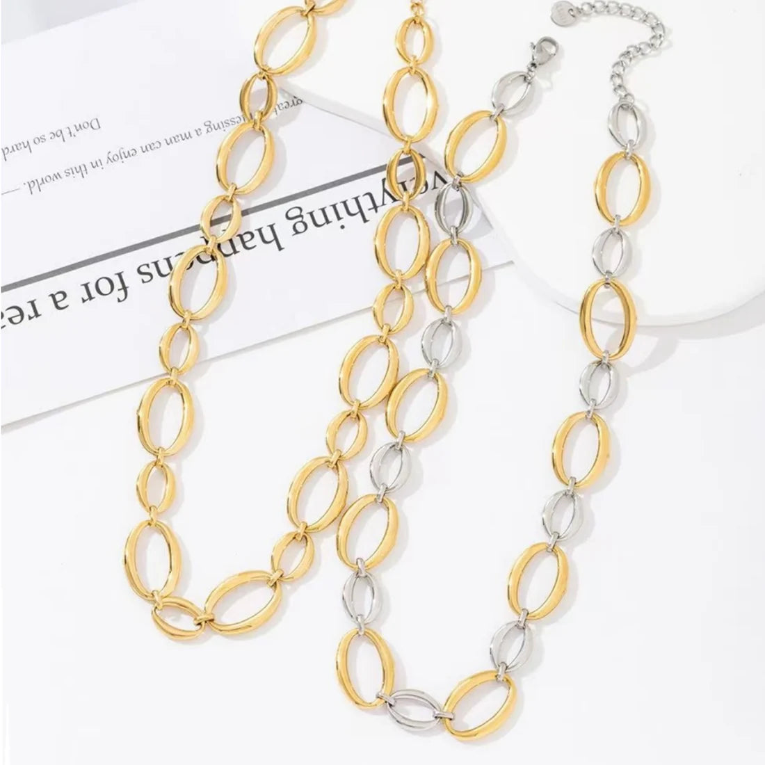 Oval ketting