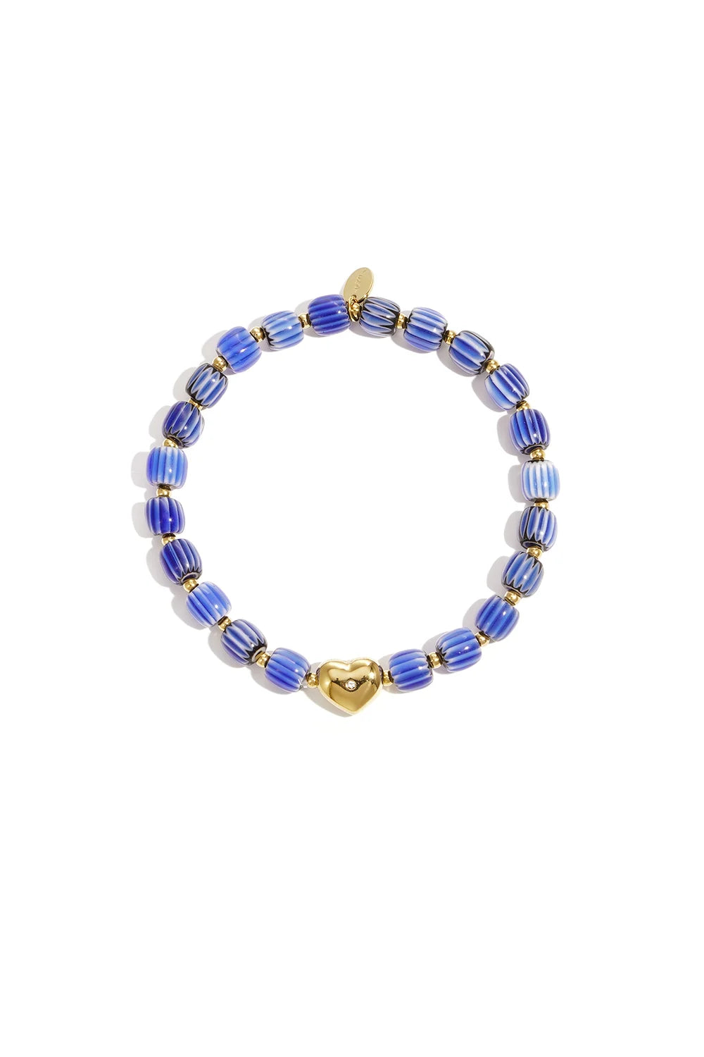 Kralen armband blauw