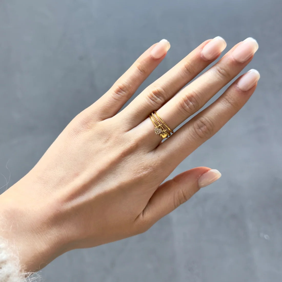 Lover charm ring