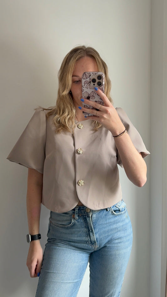 Beige blazer