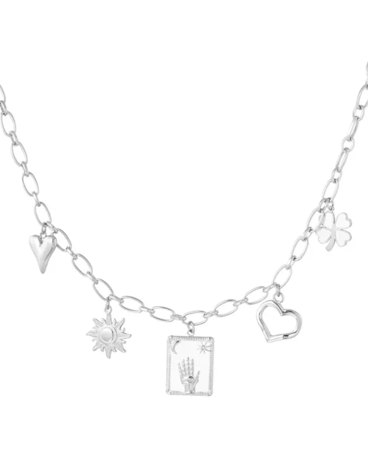 Bedelketting_zilver