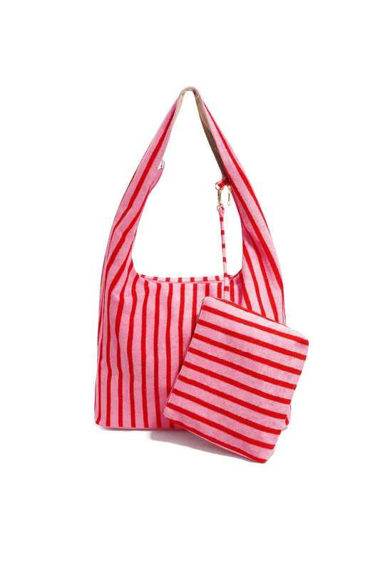 Strandtas roze