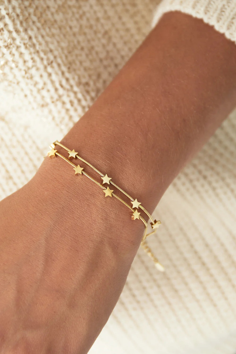 Dubbel star armband