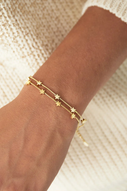 Dubbel star armband