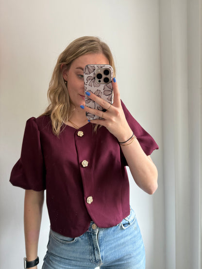 bordeaux roode blazer