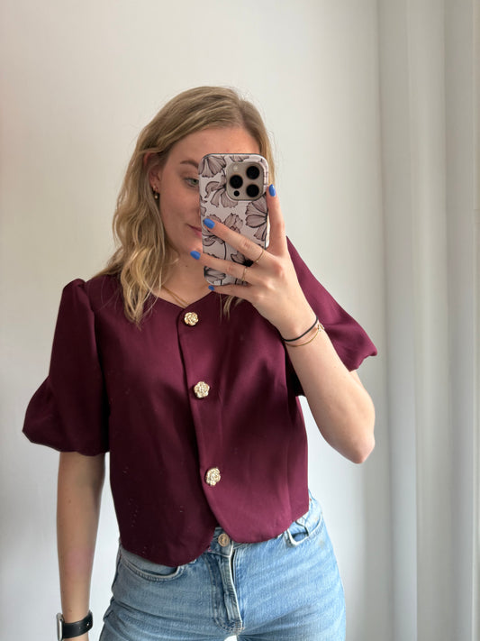 bordeaux roode blazer