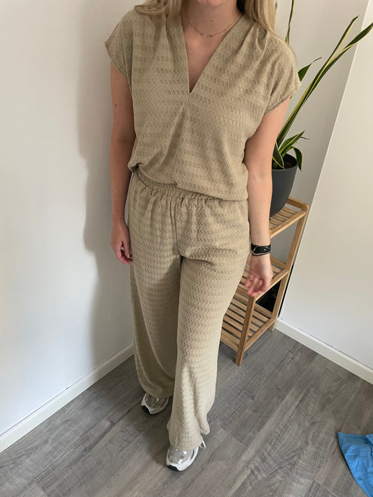 Tweedelig pak - Broek Beige