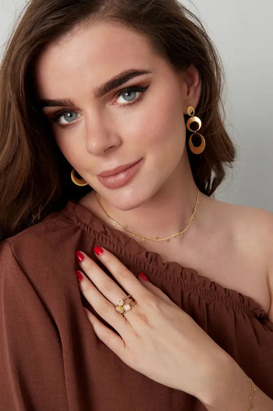 Trendy gouden ketting ster